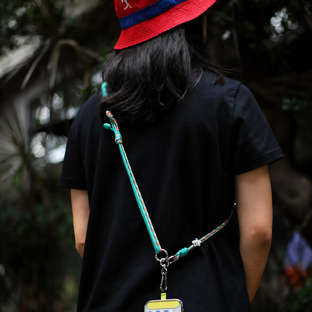EDCForce 2-in-1 Adjustable Paracord Crossbody Lanyard & Wrist Strap